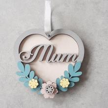 Hanging Heart Floral Traditional