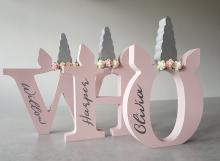 Freestanding Unicorn Letters